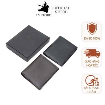 Ví nam mini cao cấp LV02 bóp nam đẹp nhỏ gọn ví da nam bán chạy được làm thủ công từ da bò thật 100% ví nam dáng đứng nhiều ngăn tiện lợi bảo hành 12 tháng - LV Store 17