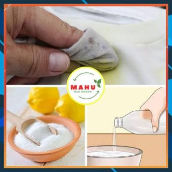 Tẩy mốc Quần áo Tẩy trắng Quần áo ( Combo Thuốc tẩy tím + bột chanh )