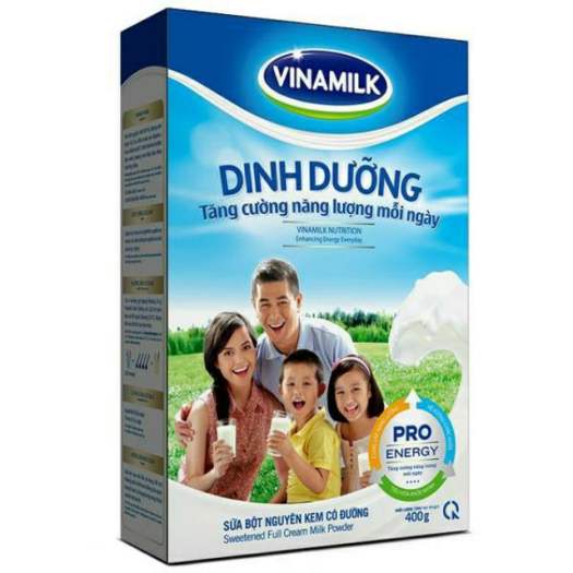 Sữa Bột Vinamilk Nguyên Kem Hộp Giấy 400G