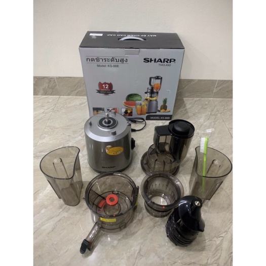 Máy ép chậm , Máy ép trái cây hoa quả sharp KS 888