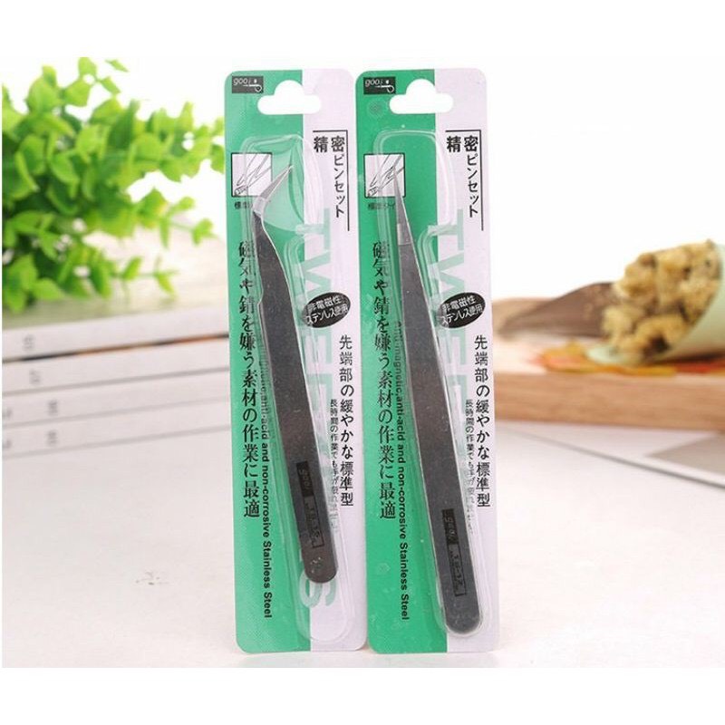Nhíp gắp mụn, nhíp nối mi, nhíp gắp mi đầu thẳng - đầu cong
