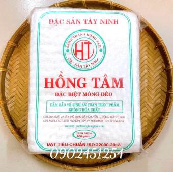 HCM - 500g Bánh Tráng Trắng Siêu Mỏng Tây Ninh