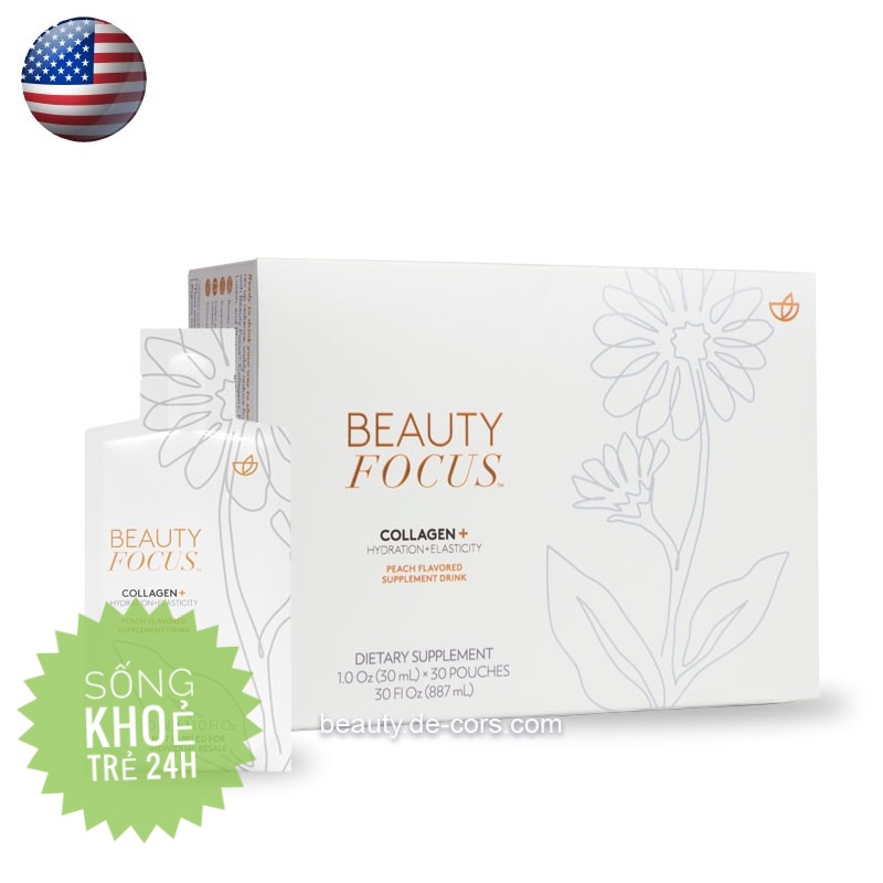 Collagen dạng uống Beauty Focus_ Hộp 30 gói_Chính hãng Nu Skin