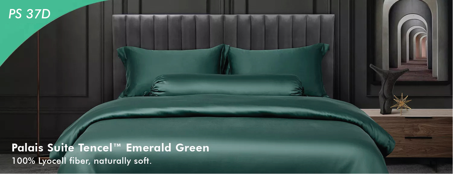 ชุดเตียง Palais Suite TENCEL™ LF สีเขียวมรกต