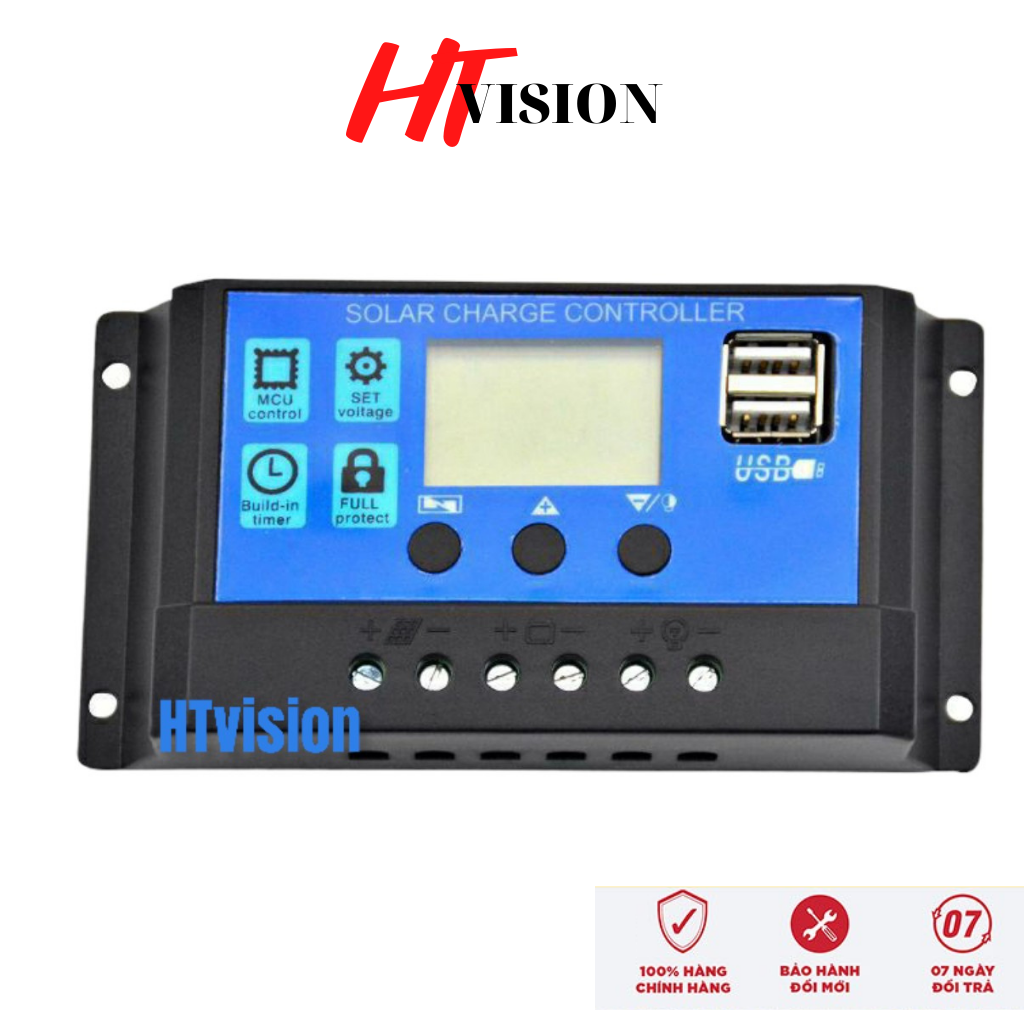Bộ điều khiển sạc năng lượng mặt trời 60A 12V 24V- Solar Changer Controller - bộ điều khiển kích ứng 12/24V