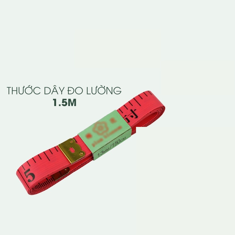 Thước dây đo 150cm - Thước dây may đồ, đo eo đầu bọc sắt