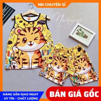 Đồ bộ mặc nhà QUẦN ĐÙI - ÁO BA LỖ cho bé trai bé gái phom từ 12kg đến 47kg chất thun mềm mịn mát in hoạt hình bò sữa con cọp pikachu doremon kitty 💥 Đồ bộ gia đình 💥 Đồ bộ nhóm tập thể DBRBSN FULL SIZE