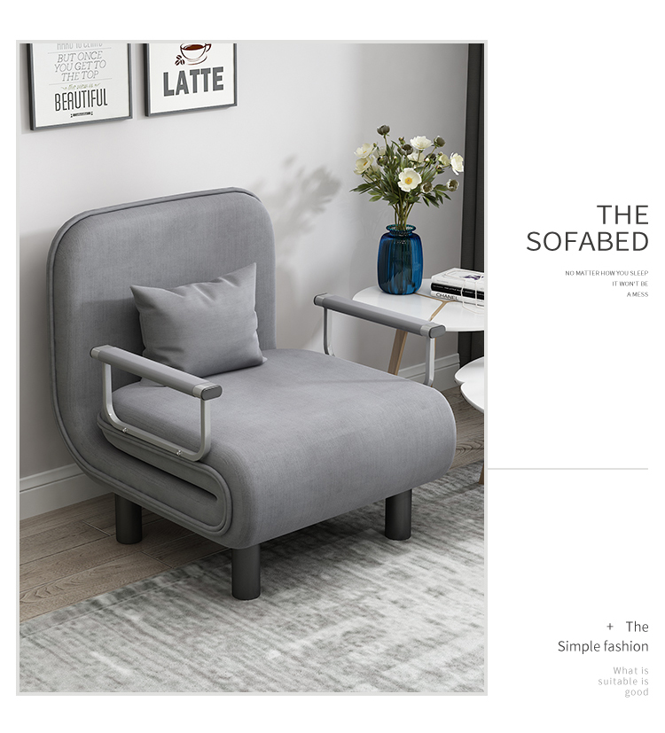 Sofa Giường Gấp Gọn Đa Năng, Ghế Sofa Giường Thư Giãn Đọc Sách Nghỉ Trưa Văn Phòng