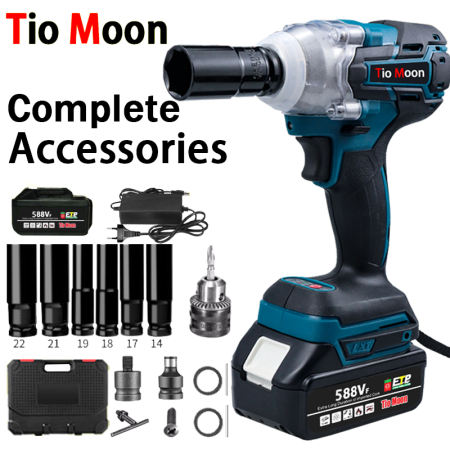 21V Rechargeable Electric Impact Wrench by 