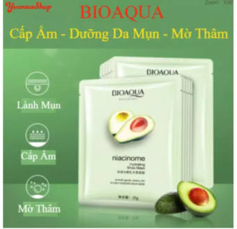 Combo 5 mặt nạ dưỡng da trắng mịn dưỡng ẩm nội địa trung Mask Bioaqua v7