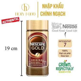 Cà phê hòa tan cao cấp Nescafe Gold Blend 200gram Nhập Khẩu Châu Âu