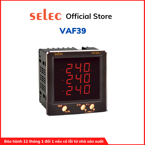 Đồng hồ dòng áp tần vaf39 | selec