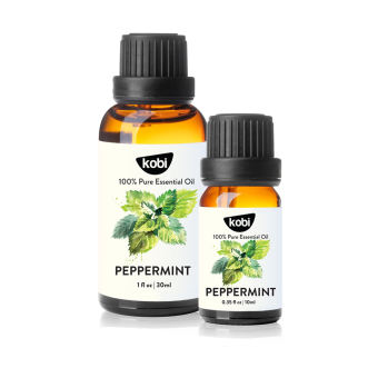 Combo tiết kiệm gồm 2 chai tinh dầu Bạc Hà Kobi Peppermint essential oil nguyên chất