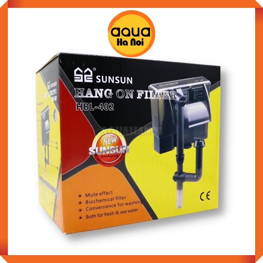 Lọc thác SunSun HBL 402 dùng cho bể cá tép cảnh/ hồ thủy sinh