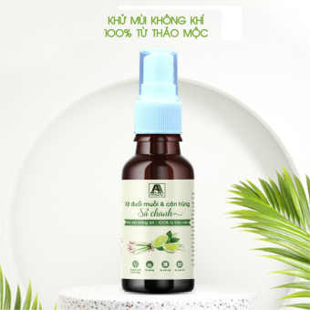 Xịt Đuổi Muỗi & Côn Trùng Tinh Dầu Sả Chanh 50ml AN AN
