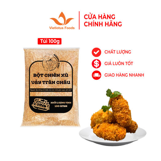 Bột Chiên Xù Vảy Trân Châu Orange Chef (Bột chân châu hoa tuyết) - Nguyên liệu nhập khẩu Malaysia