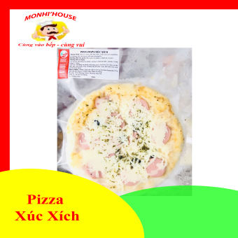 Bánh Pizza Xúc Xích Phô mai size 16cm ( chế biến sẵn, chưa nướng)