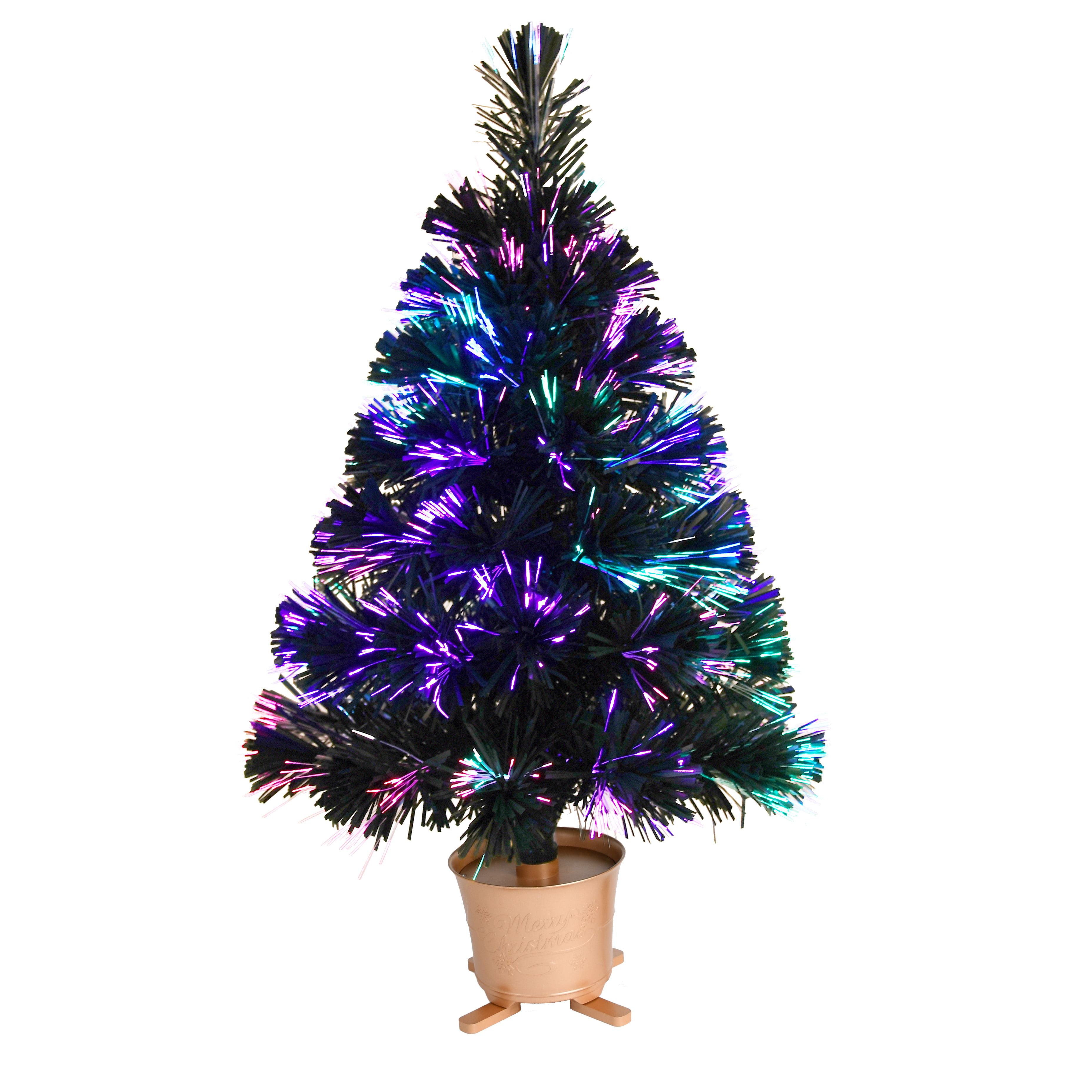 battery powered fibre optic christmas trees