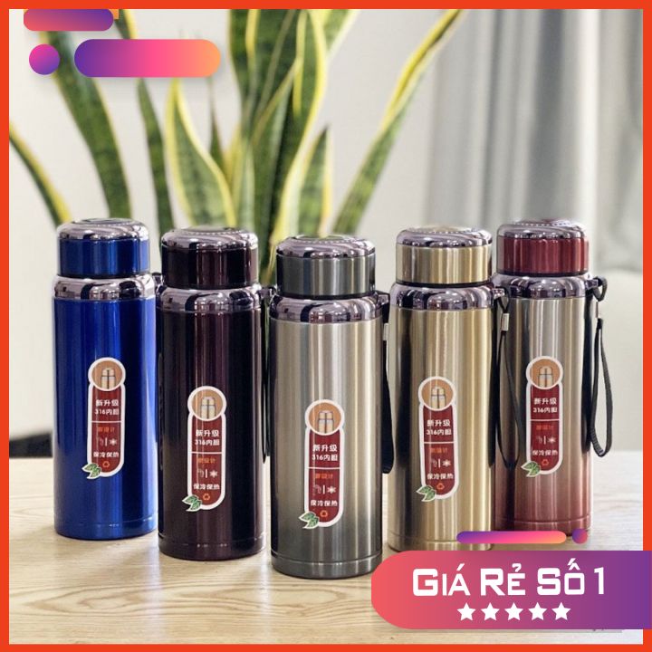 Bình giữ nhiệt nóng lạnh chất liệu inox cao cấp