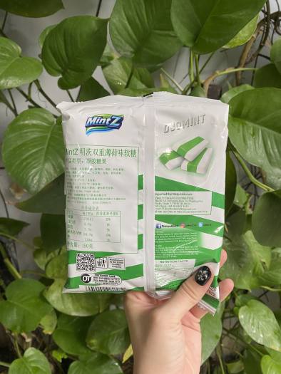 Kẹo Nhai MintZ Duomint Chewy Mints (Gói 150g-lá)