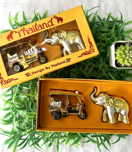 Souvenir Thailand ของขวัญ ของฝาก ของที่ระลึก คุณดี เกรดคุณภาพ Tuktuk / elephant the gift in thailand deliver goods every day.
