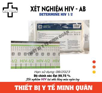 Test HIV DETERMIN 1/2 HIV ( phát hiện sớm HIV )