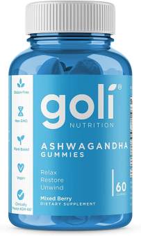 Kẹo dẻo nhân sâm Goli Ashwagandha 60 Gummies