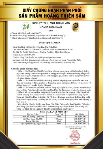 CAO HÚT MỤN THẢI ĐỘC HOÀNG THIÊN SÂM