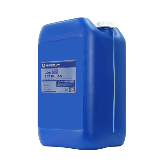 Dung dịch rửa tay sát khuẩn 75, chuẩn y tế, can 25 lít _Bách Hóa Cam_ [Tặng bình xịt + phễu]