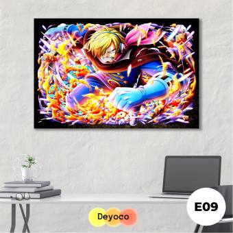 Tranh dán tường one piece E09