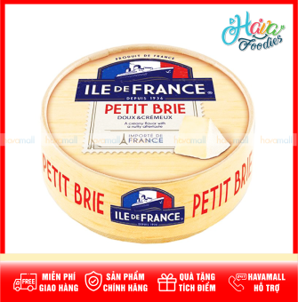 [CHỈ GIAO HỎA TỐC 2H TẠI HCM] Phô Mai Ile De France Petit Brie 125g – Petit Brie Cheese