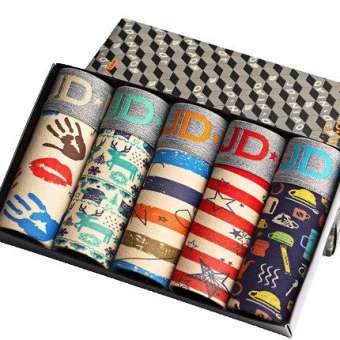 Hộp 5 quần sịp đùi boxer nam  SQS101, quần boxer nam, sịp đùi, hộp quần sịp, bộ 5 quần sịp