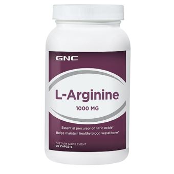 GNC L-Arginine 1000MG 90 caplets