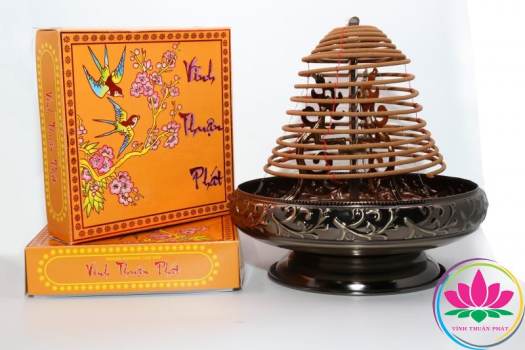 Nhang khoanh Thảo Dược Vĩnh Thuận Phát 24H (Én)
