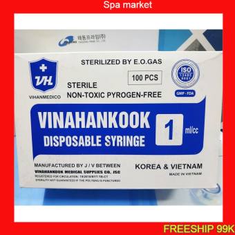 Hộp 100 bơm tiêm Vinahankook 1ml/5ml/10ml