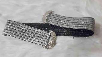 Thắt lưng nữ màu Bạc bản 5cm.