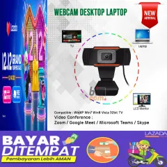 Webcam USB 2.0, Kamera Jaringan Komputer Live USB Kamera HD 480P / 720P USB Kamera Komputer dengan Mic Kamera Web