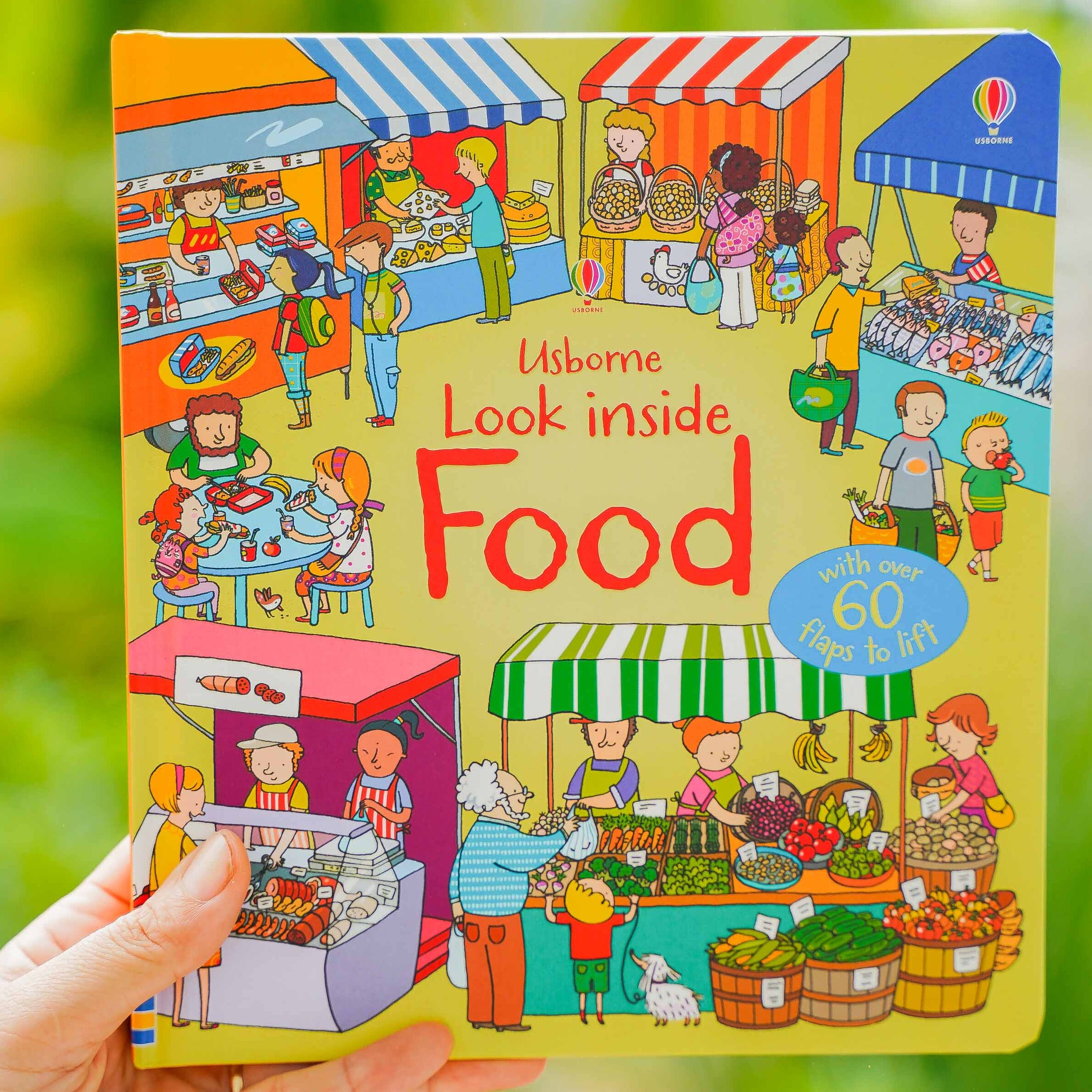 Sách tiếng Anh Usborne lật mở khám phá Look Inside cho trẻ 3-5 tuổi