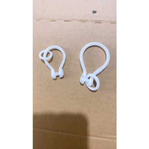 Túi 100 móc treo rèm, treo rido, móc nhựa đủ cỡ - Móc treo & Kẹp quần ...