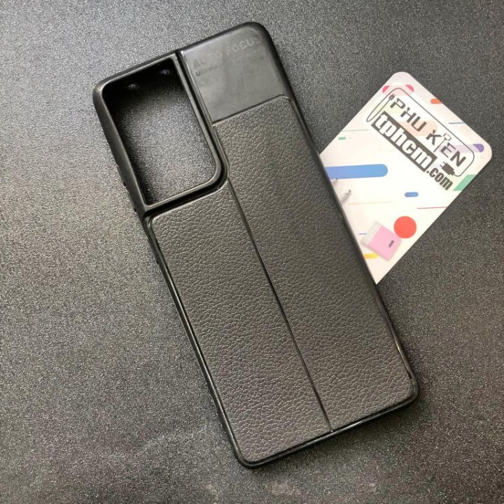 Ốp lưng Samsung S21 Ultra dẻo giả Da Cao cấp