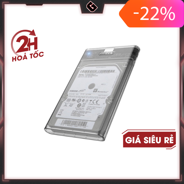 Hộp đựng ổ cứng ssd / hdd sata iii 2.5" unitek chuẩn usb 3.1