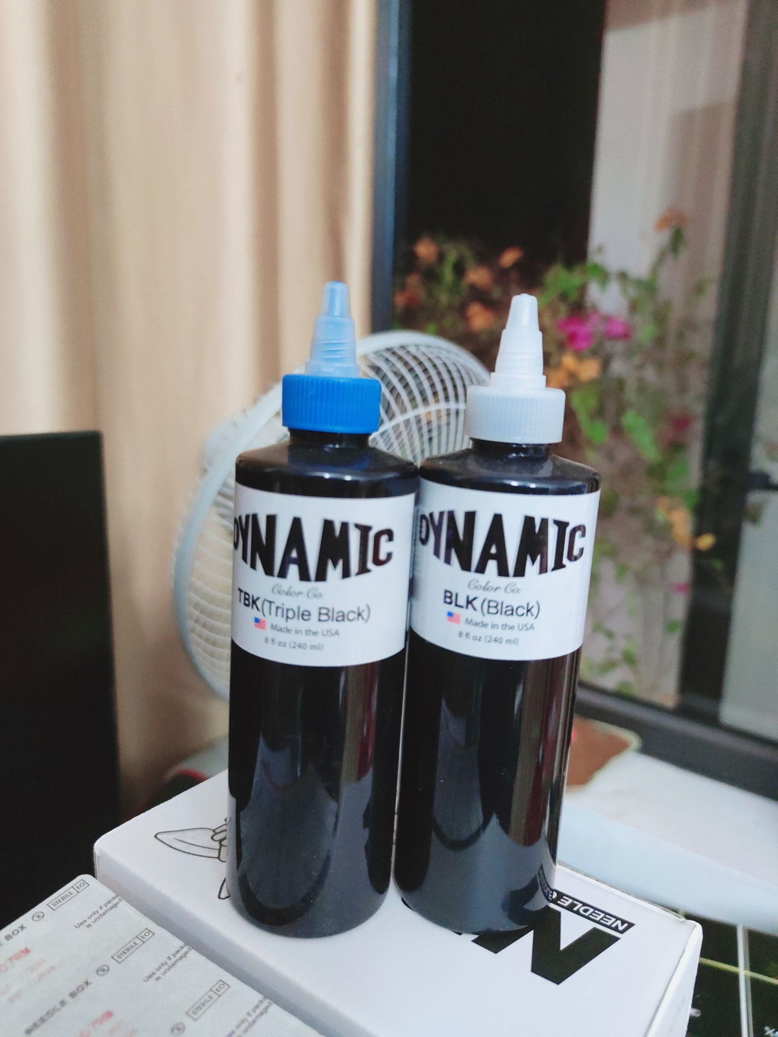Mực xăm hình dynamic 1 oz .mực đen chiết chai nhỏ 1 oz mực dynamic 30ml