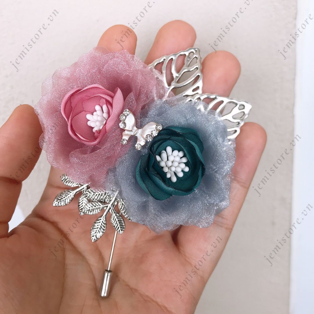 Hoa cài áo - Trâm cài áo nữ handmade