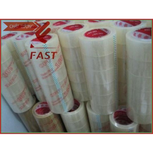 Nowship] Băng Keo Trong Đục 5cm - 80Y (Dùng Dán Thùng