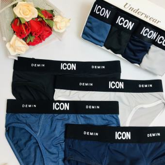 Quần lót tam giác nam, quần sịp chéo, Sịp đùi nam, quần sịp boxer, sịp đùi boxer, quần sịp nam thoáng mát mềm mịn cao cấp | LEESIN