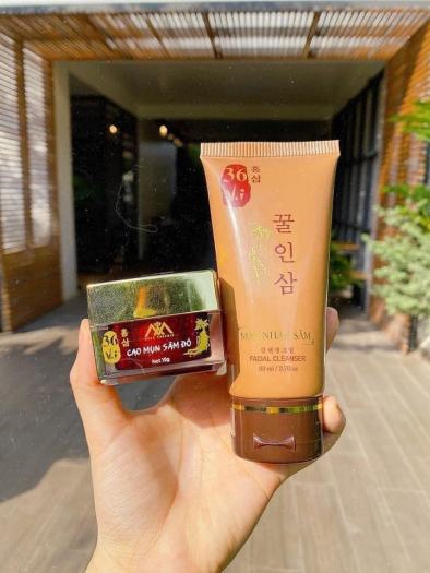 Combo Cao Mụn Sâm Đỏ + Sửa Rửa Mặt Tri Mụn
