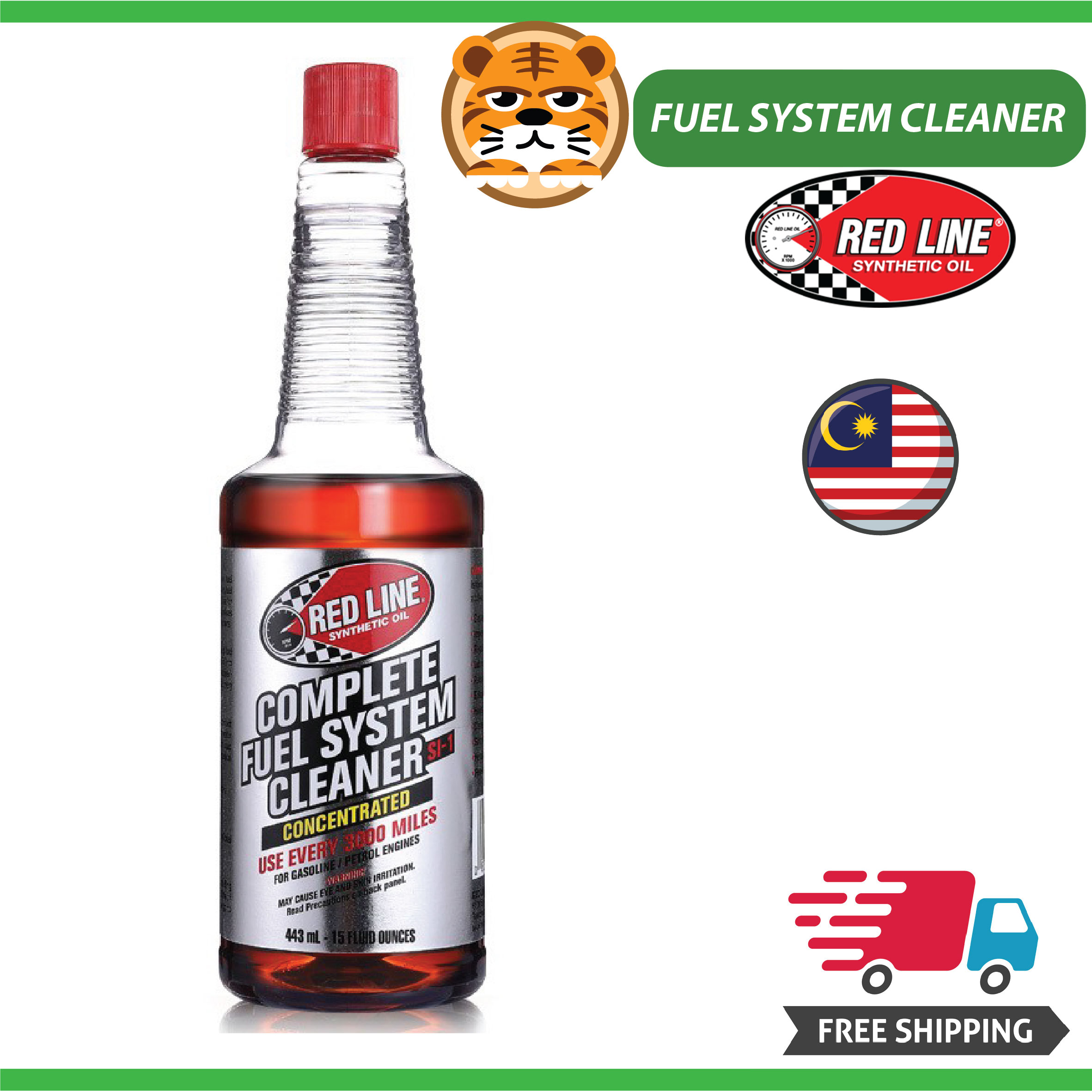 TOKOPIDIA X REDLINE RED LINE SI1 Complete Fuel System Cleaner 443ml