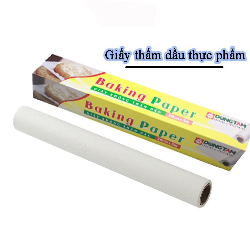 Giấy Nến Eufood 30cm x 5m - Giấy Nướng Bánh Không Thấm Mỡ