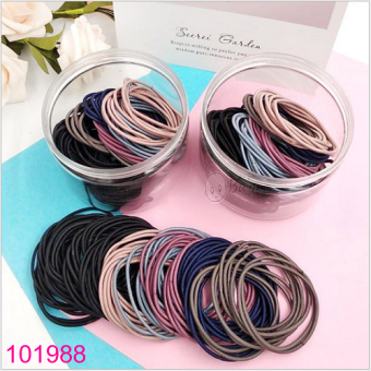 combo 5 sợi dây thun cột tóc siêu dai, dây cột tóc siêu bến nhiều màu