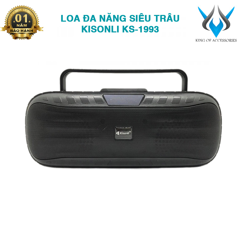 Loa bluetooth Kisonli KS-1993 âm thanh Stereo - bass cực mạnh - Hãng phân phối chính thức - Nhất Tín Computer